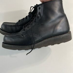 Red Wing Black Leather Men's or Women’s Boots